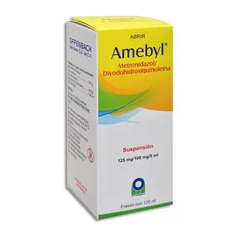 Amebyl 125/100mg Susp 120 Ml